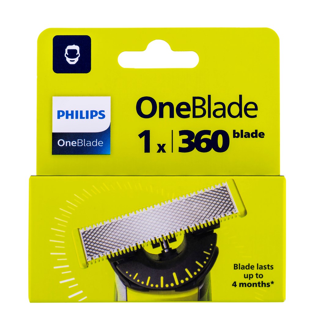 Philips OneBlade Replacement Shaving Blade QP410/50 - Compatible with QP25xx, QP26xx, QP65xx, QP66xx