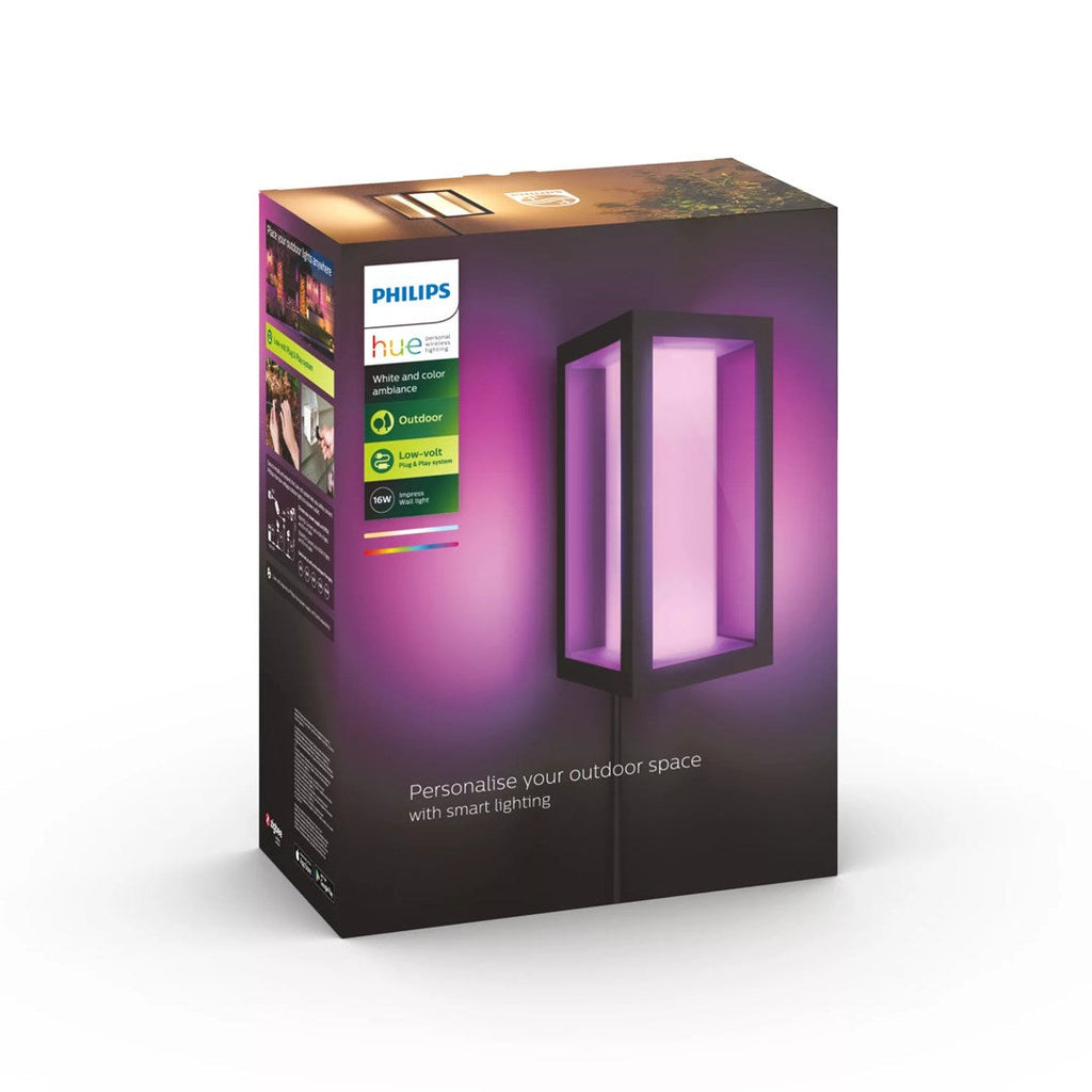 Philips Hue Impress Wall Light - Outdoor 24V - White & Color Ambiance