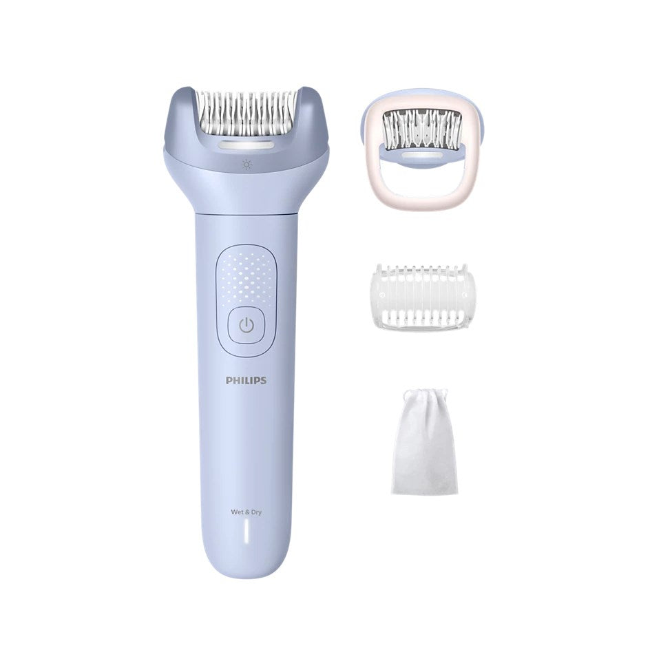 Philips Epilator BRE708/00, Wet & Dry Use, 2 Speed Settings, 400 g