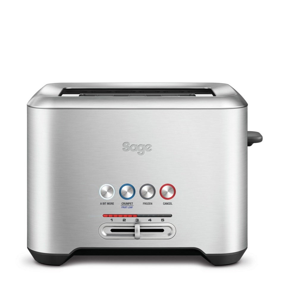 Sage Toaster STA720BSS2EEU1 - 2 Slice, 1000W, Stainless Steel