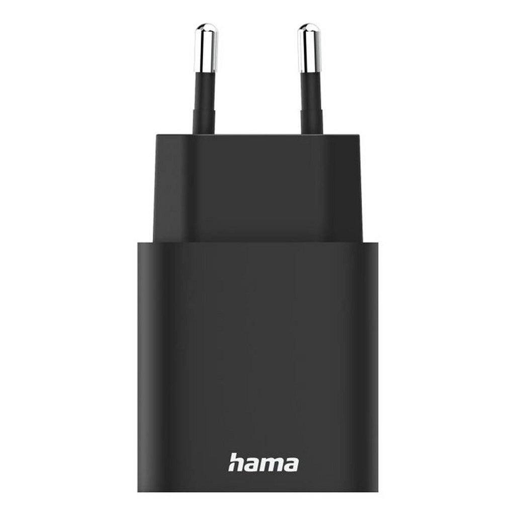 Hama Fast Charger 1x USB-A 1x USB-C PD 30W Black
