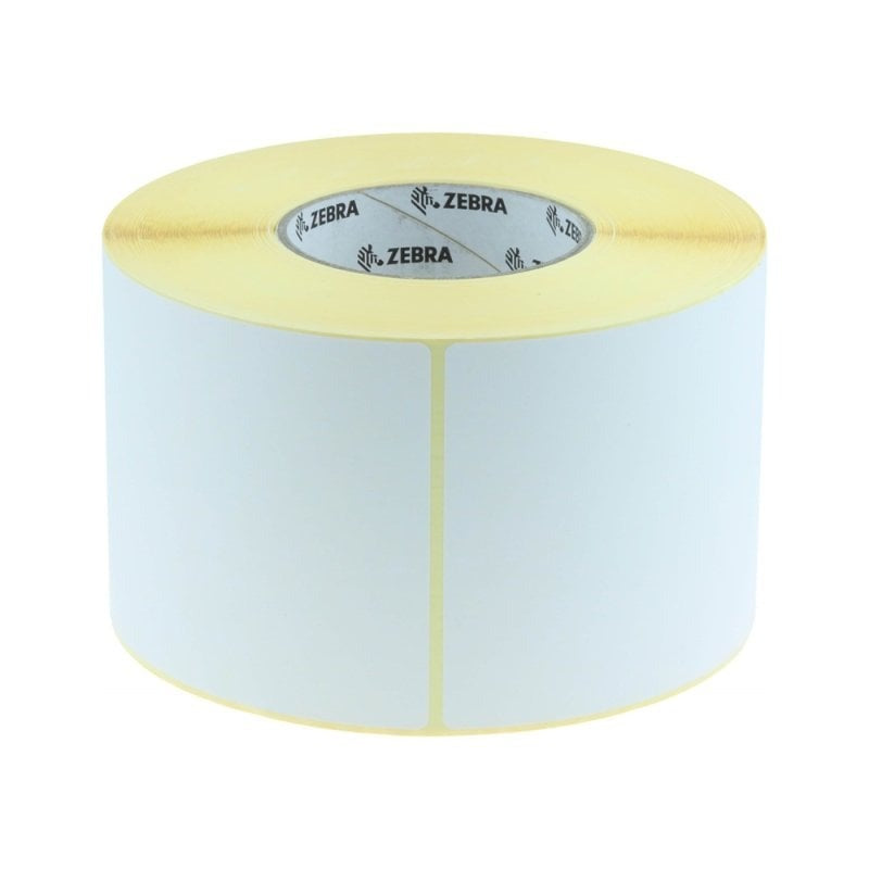 Zebra Z-Select 2000T - Permanent Self-Adhesive Acrylic Paper - 6.3 mil - 25.4 x 31.8 mm - 2580 Labels - for TLP 2844 R2844-Z