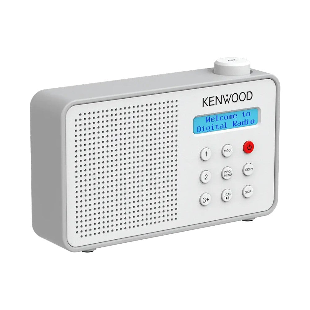 Kenwood Design Radio - RDS, DAB, DAB+, FM, Bluetooth Audio Streaming - Car (CRM25DABW)