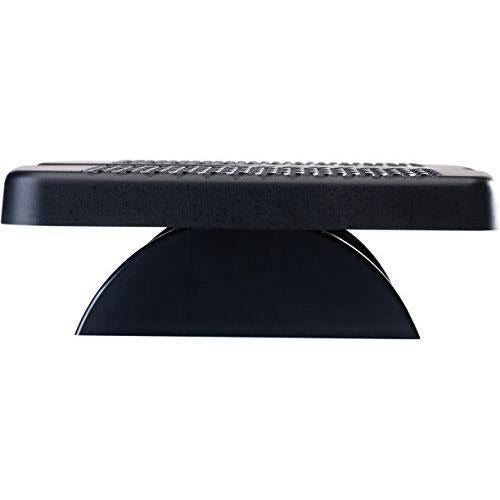 Fellowes Refresh Footrest, Plastic, Black, Air Circulation, 1 Piece (8066001)