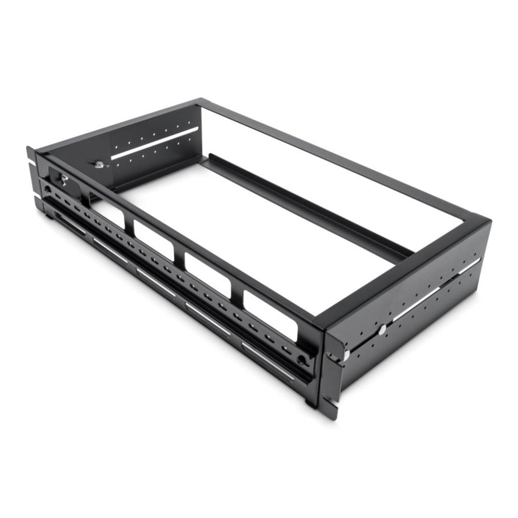 StarTech.com 48.30 cm (19") DIN Rail Rackmount Kit - Adjustable - Black - 2U 2POSTRACK42 4POSTRACK12U 4POSTRACK25U 4POSTRACK42 RK960CP RKQMCAB12 RKWOODCAB12