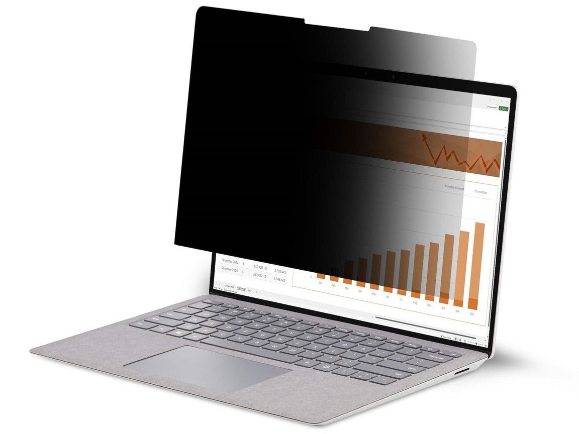 StarTech.com 4-Way Privacy Screen Filter - 12.4in for Surface Laptop Go 1/2/3 - Black 124SL-PRIVACY-SCREEN