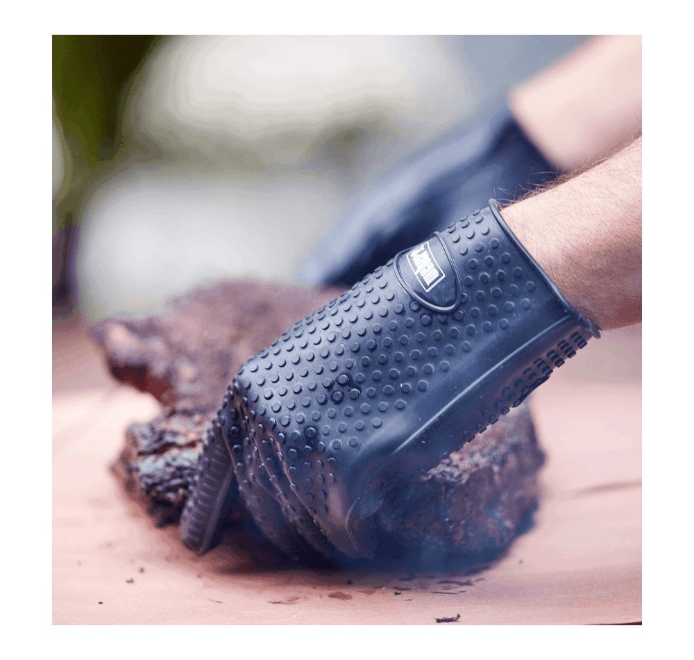 Weber Silicone Grilling Gloves, Black, 195.1 mm - 275.1 mm - 185.2 mm