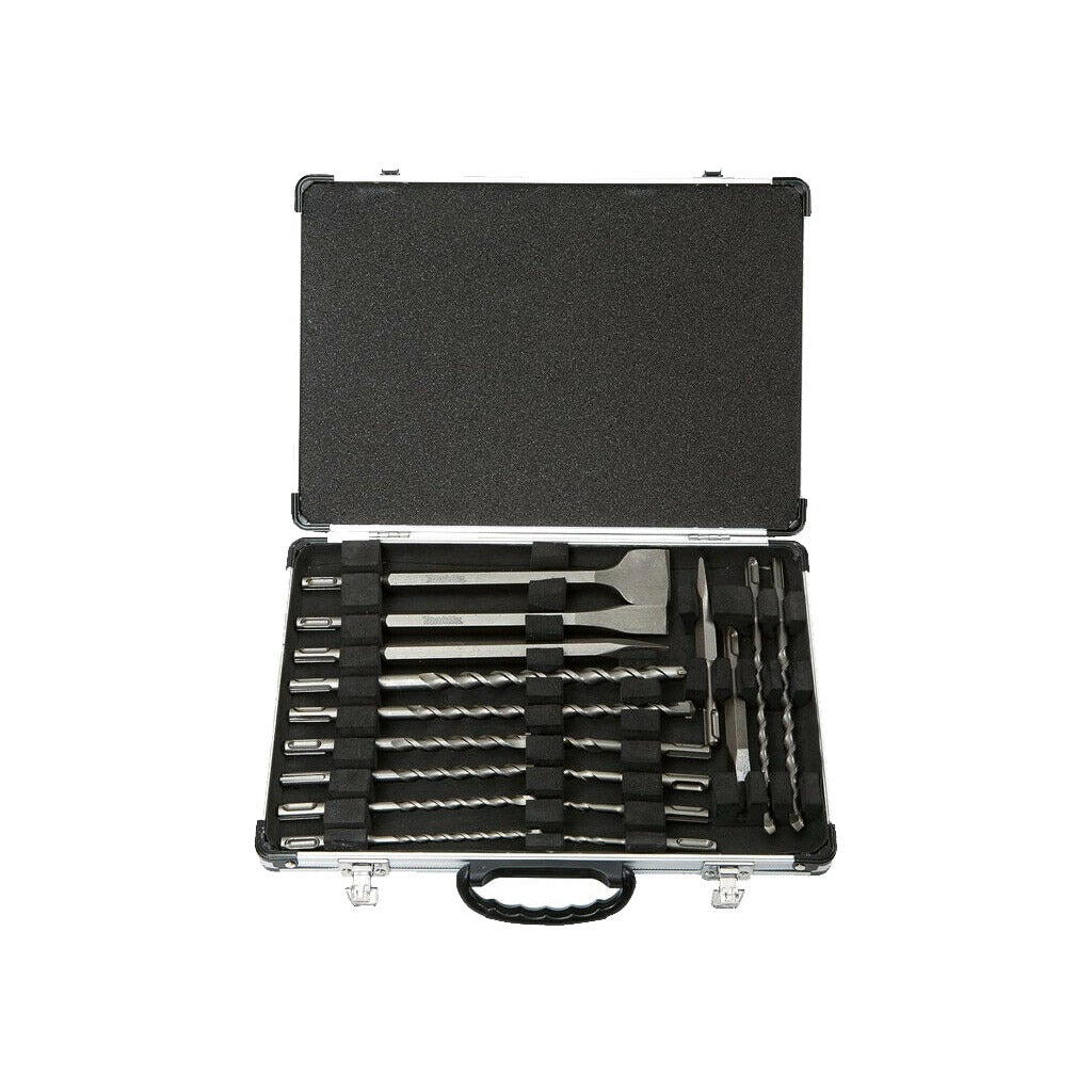 Makita Drill Bit and Chisel Set 17 Pieces - SDS-plus - D-42444