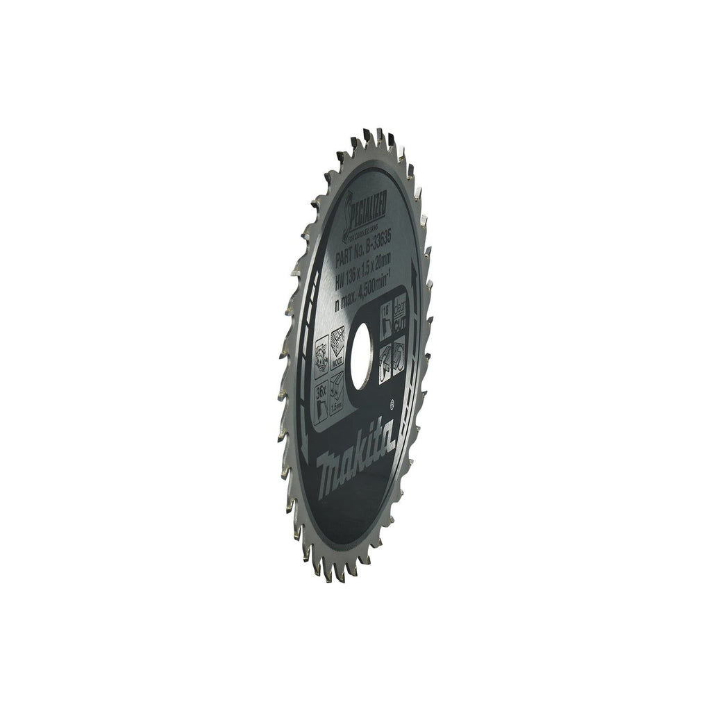 Makita Specialized Circular Saw Blade - for Wood - 136 mm - 36 Teeth