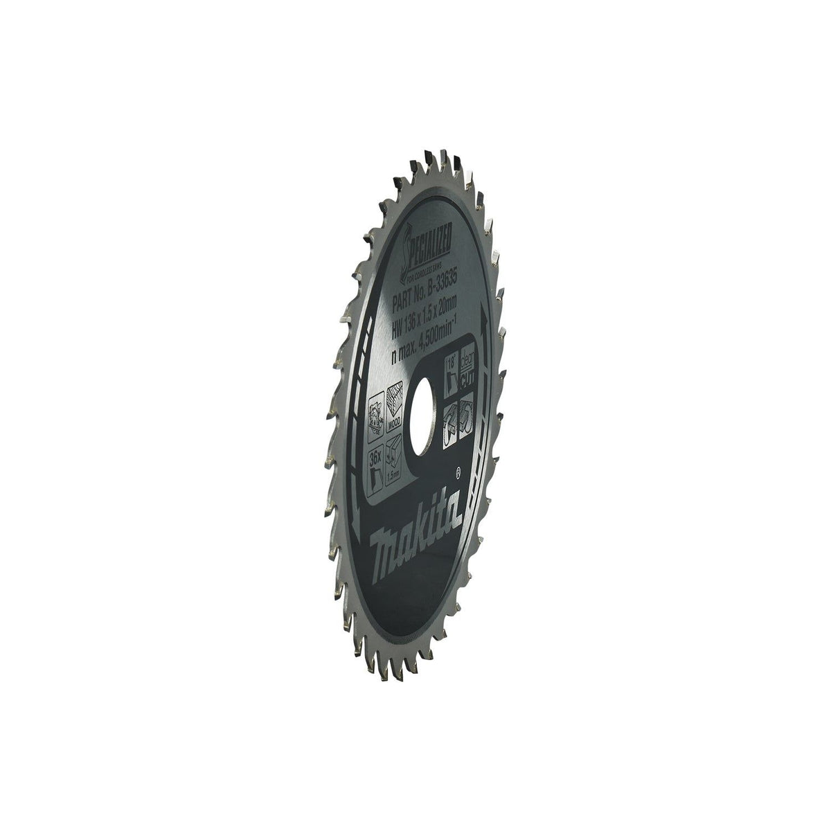 Makita Specialized Circular Saw Blade - for Wood - 136 mm - 36 Teeth