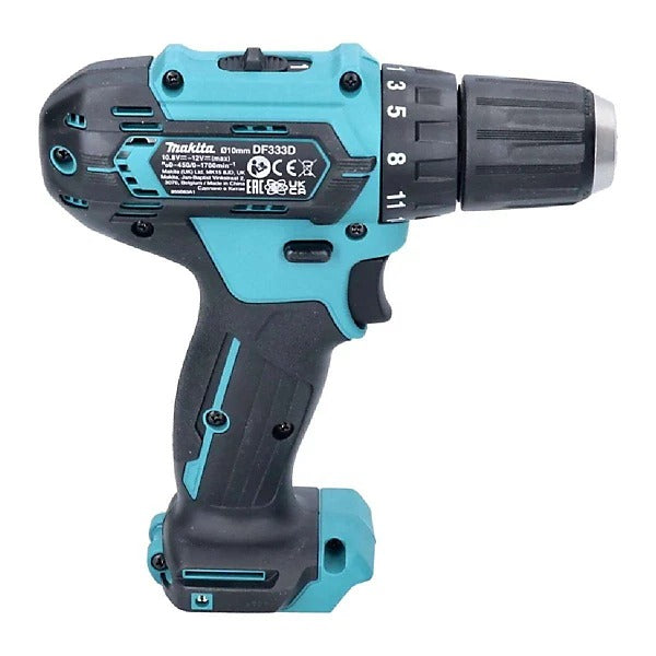 Makita DF333DZ - Cordless Drill/Driver - 2 Speeds - 10 mm Chuck - 30 N·m - 12 V