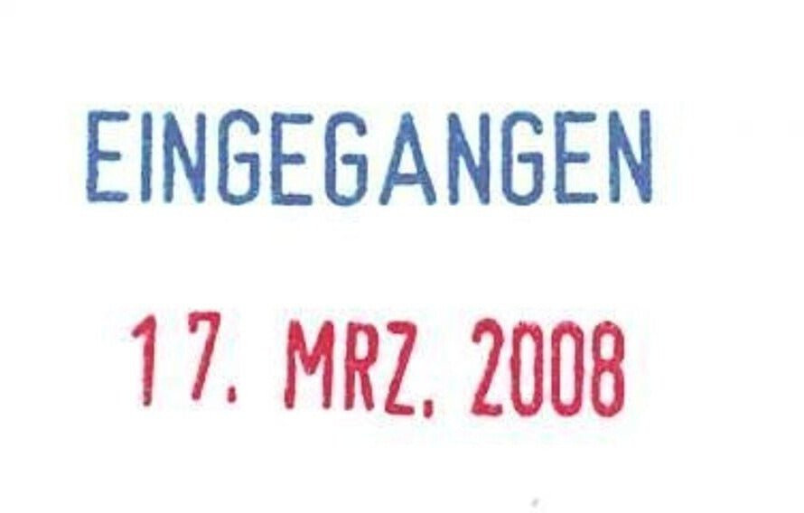 Trodat Printy Dater 4850 L "RECU LE" (FR) - Date Stamp 4850-L1