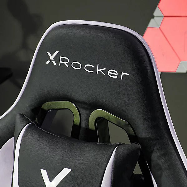 X Rocker Agility Compact eSports Gaming Office Chair for Teenagers - Black/Red (5126601)