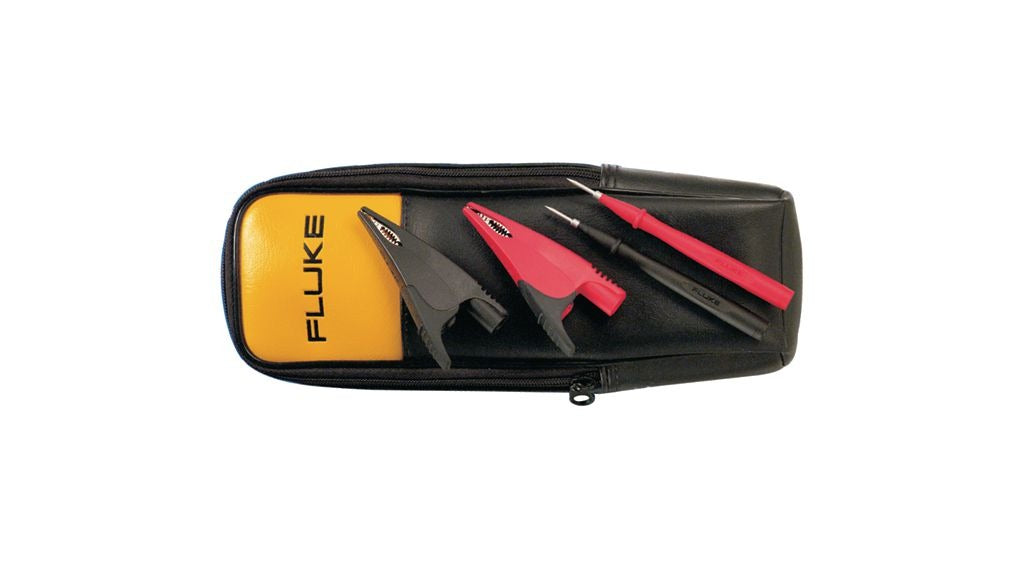 Fluke Safety Test Probe Set - 4 mm Plug-in Connector - CAT III 1000 V - Black, T5-KIT-1 (3971169)