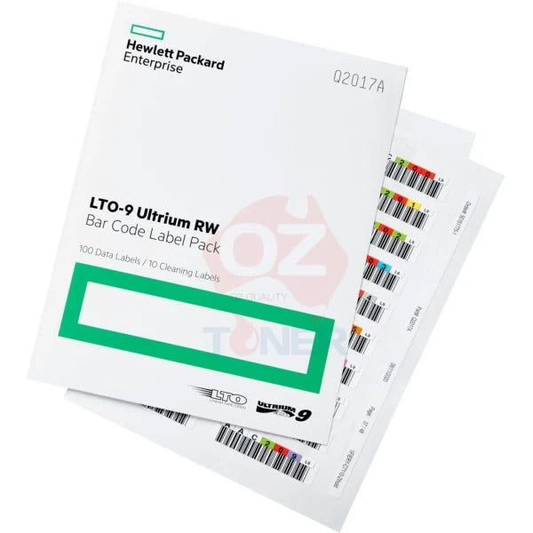 Hewlett Packard Enterprise Barcode Labels LTO-9 for HPE T950/TFinity Full Height Q2017A