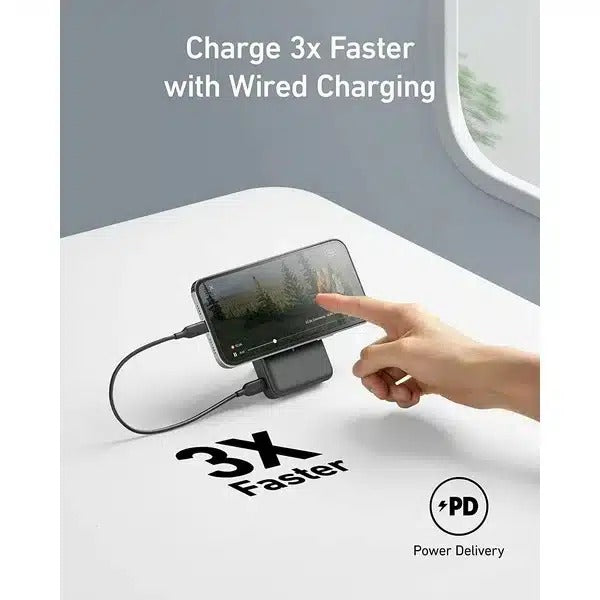 Anker MagGo 633 Magnetic Power Bank 10000 mAh Black (A1641G11)