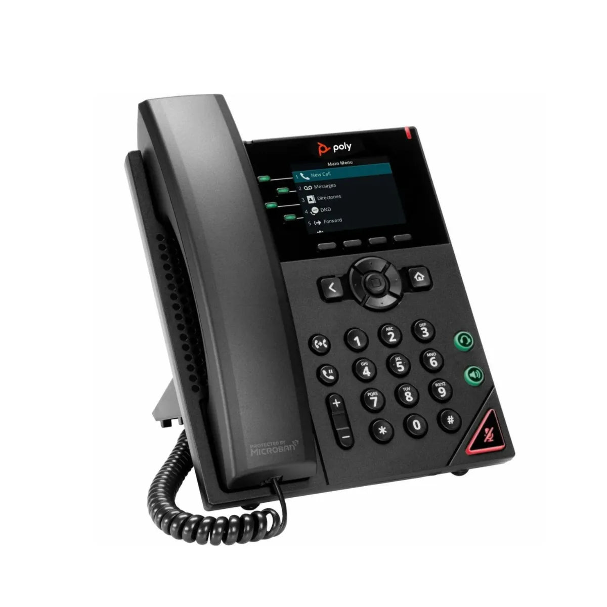 HP VVX 250 IP Phone - Black - Wired Handset - 4 Lines - LED - 2.8" (89B62AA#AC3)