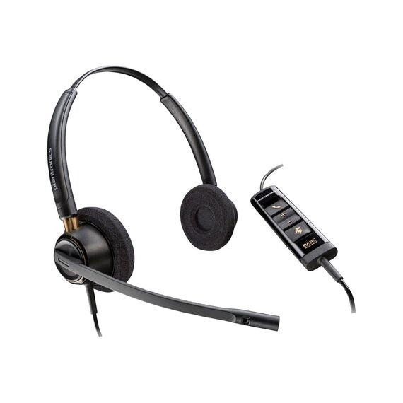 HP Poly EncorePro 320 USB-C Stereo Headset - Wired - Black (767G0AA)