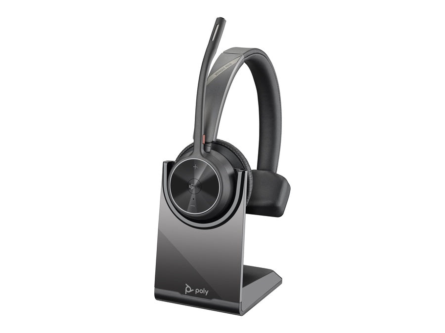 HP Inc. Poly Voyager 4310 Headset On-Ear Bluetooth Wireless Wired USB-A Black 77Y93AA
