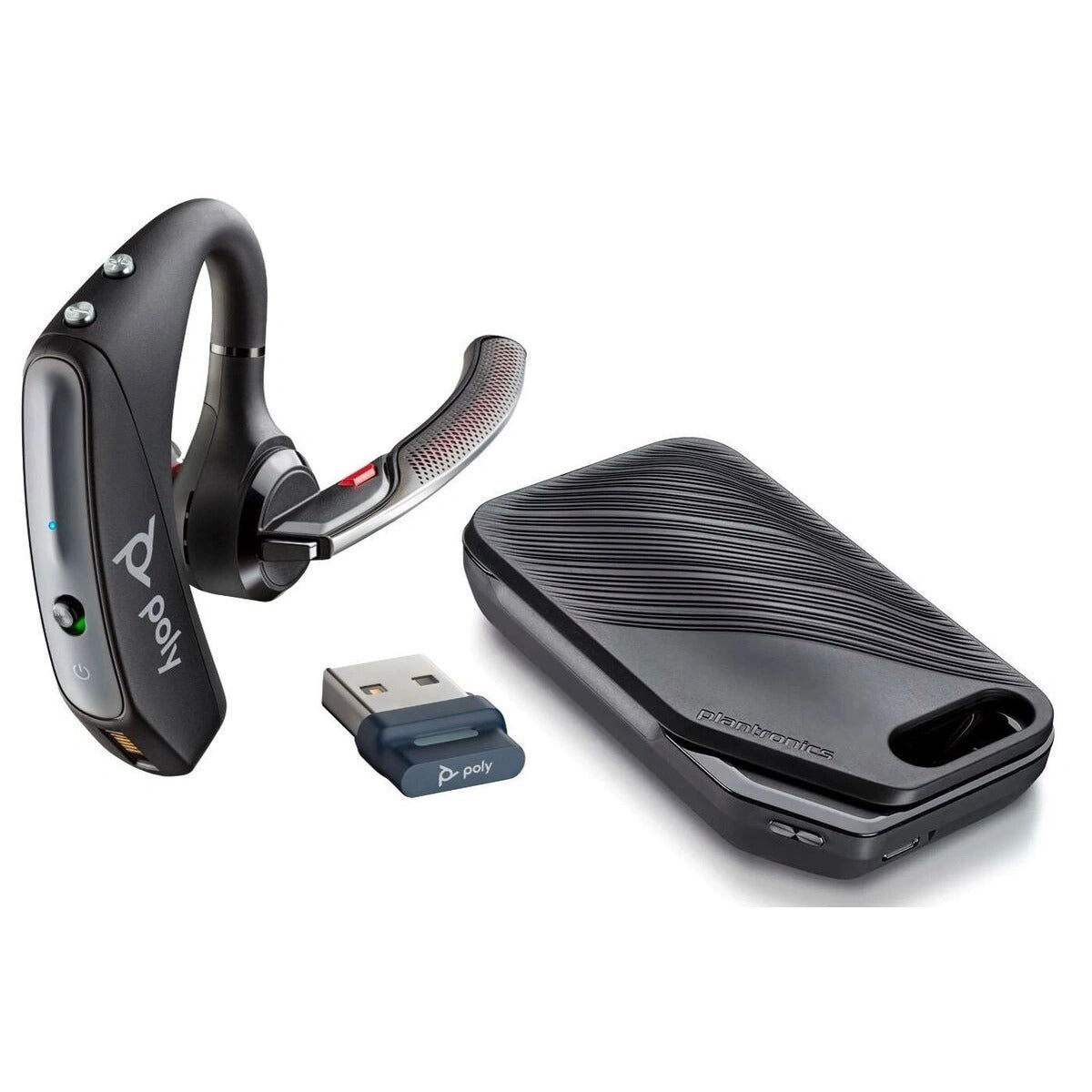HP Poly Voyager 5200 UC USB-A Headset + BT600 Dongle TAA (7K2E1AA)