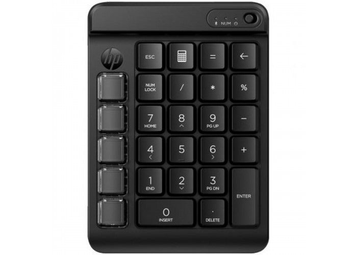 HP 435 Wireless Keypad 9 Programmable Keys Bluetooth 5.3 - Deep Black (7N7C3AA#ABB)
