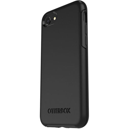 Otter Products OtterBox Symmetry Series - Pro Pack - Mobile Phone Back Cover - Polycarbonate, Synthetic Fiber - Black - for Apple iPhone 7, 8, SE (2nd Generation), SE (3rd Generation) (77-55769)
