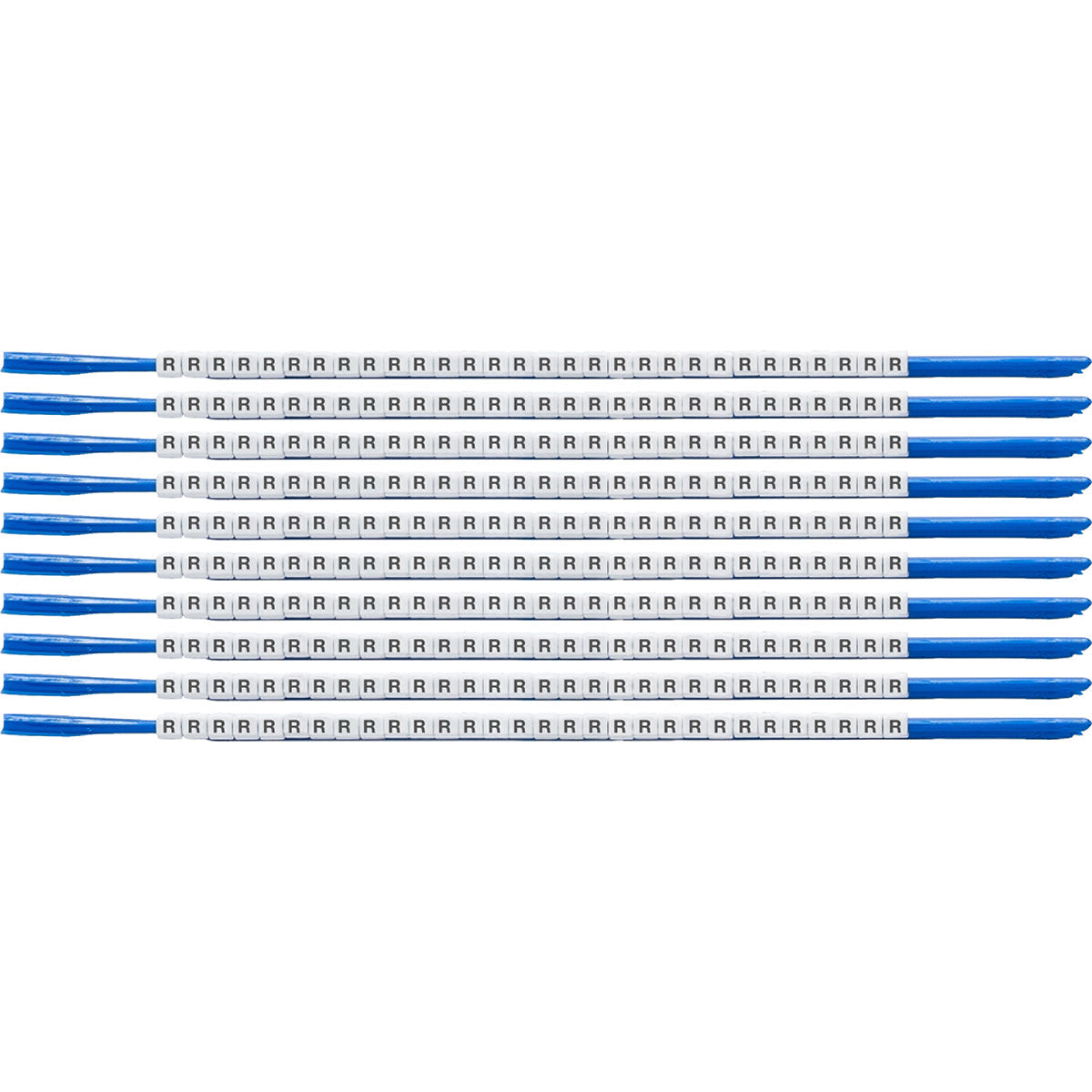 Brady SCN-07-R - Clipsleeve Wire Marker - Marking "R" - 1.9 - 2.4 mm