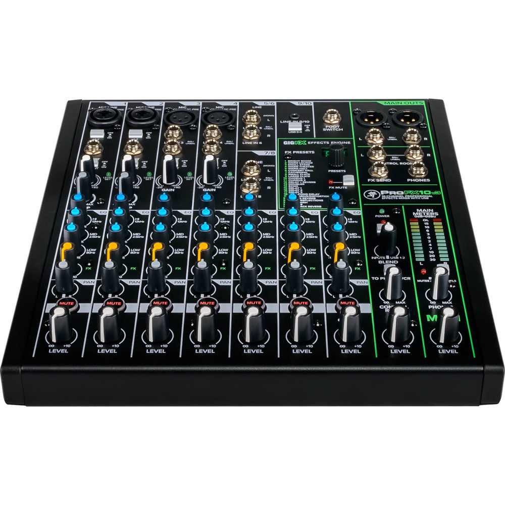 MACKIE Mixer ProFX10v3 Versatile Audio Mixer 2900 g 110 mm x 380 mm x 330 mm