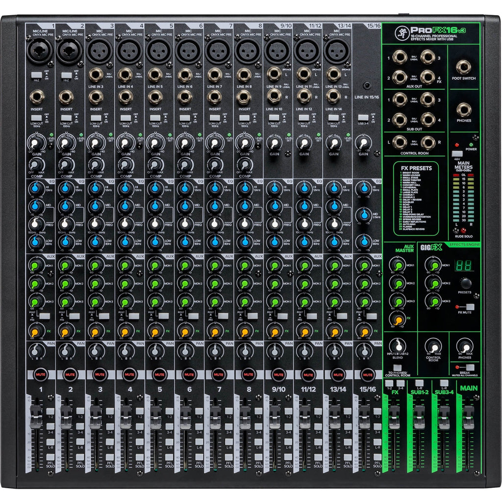 Mackie ProFX16v3 Professional Mixer with USB