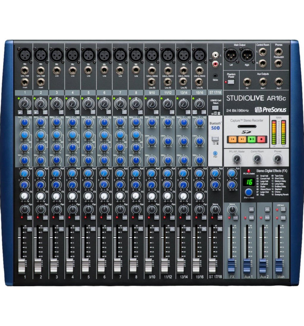 PreSonus USB Mixer PRE STU LIV AR16C