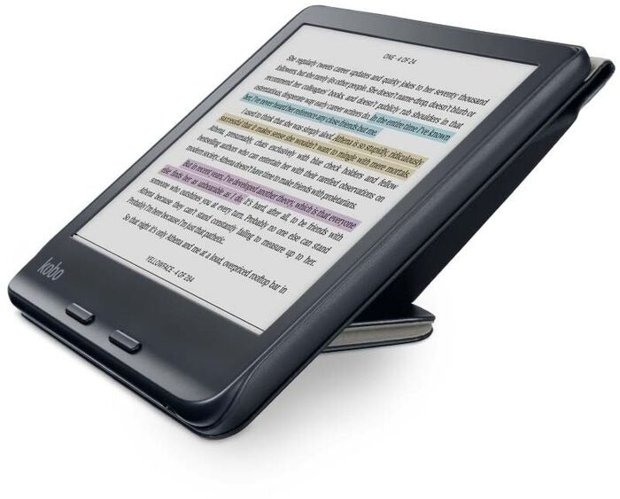 Kobo Libra SleepCover Flip Case Black for Kobo Libra Colour (N428-AC-BK-E-PU)