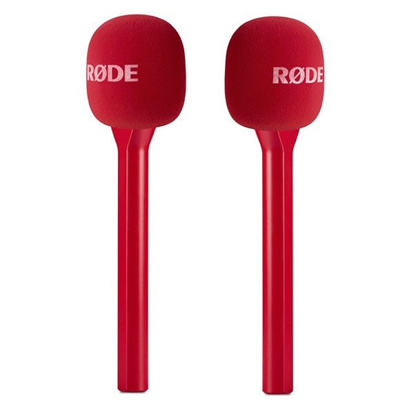 RODE Interview GO Handheld Microphone Adapter for Wireless GO - Red
