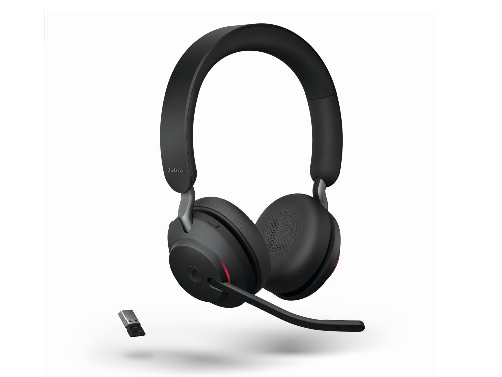 Jabra Evolve2 65 Headset Link380a UC Stereo Black
