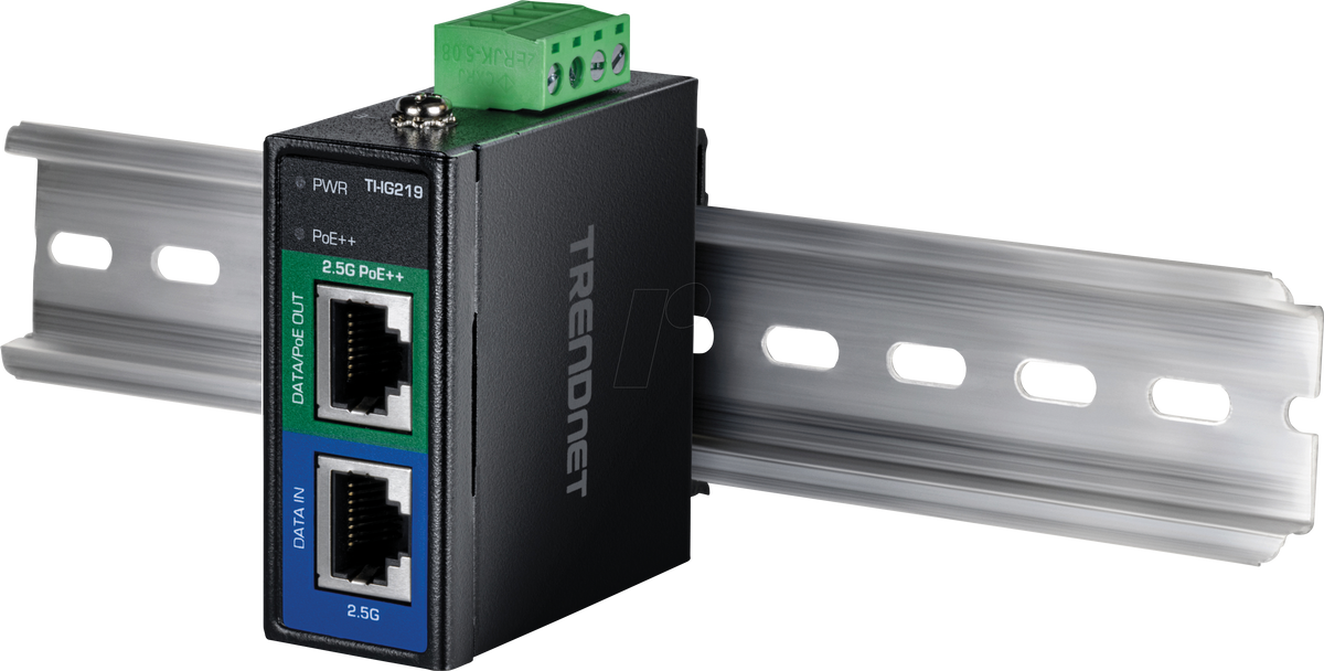 TRENDnet INDUSTRIAL 2.5 G POE++ INJECTOR - TI-IG219