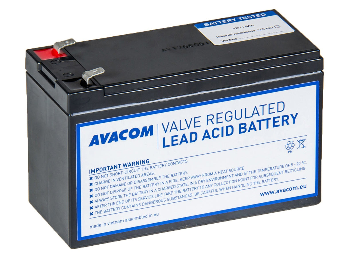 APC Replacement Battery Cartridge #164 - UPS battery - 1 x battery - lead acid - 9.4 Ah - black (RBC164)