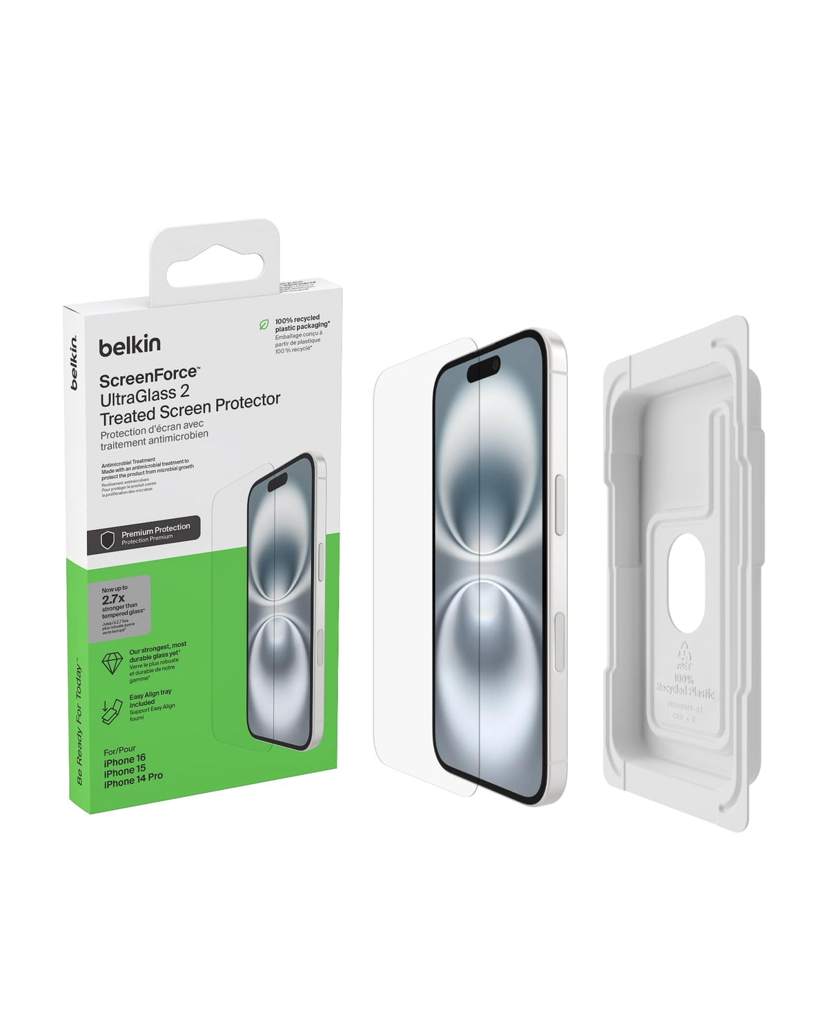 Belkin UltraGlass2 Screen Protector for iPhone Air - SFA127ZW