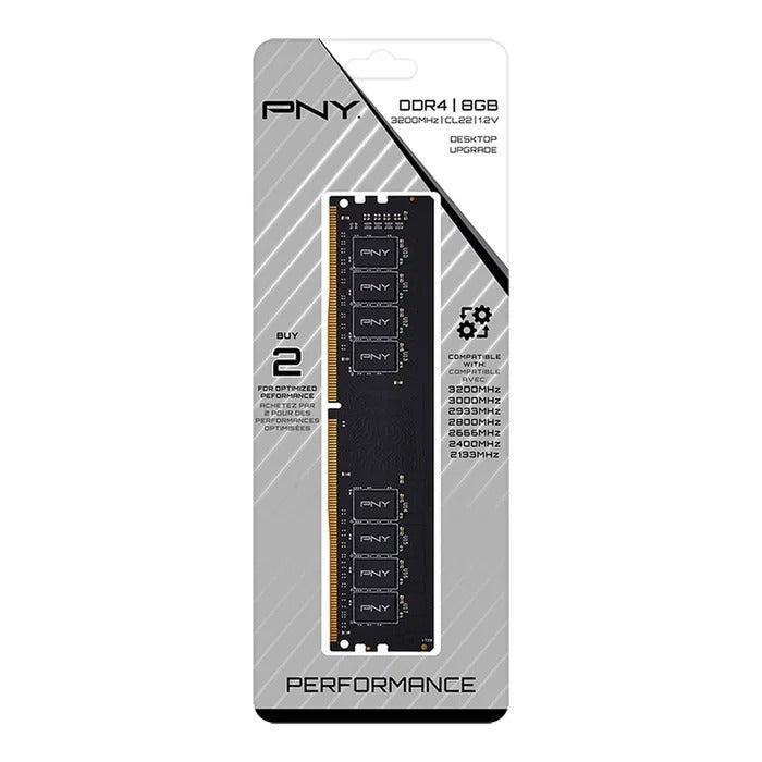 PNY MD8GSD43200-TB 8 GB DDR4 3200 MHz Memory Module