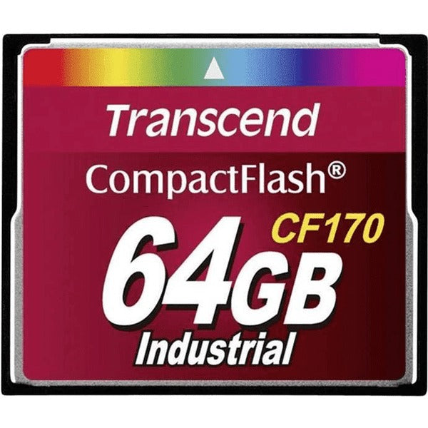 Transcend CF170 Industrial Flash Memory Card 64GB 170x CompactFlash (TS64GCF170)