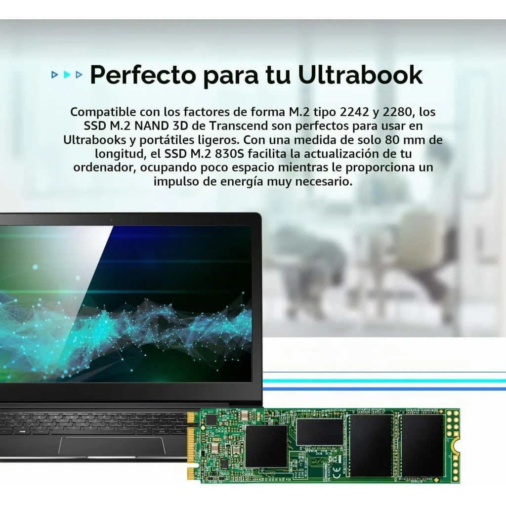 Transcend MTS830S - SSD - 256GB - M.2 2280 - SATA 6Gb/s