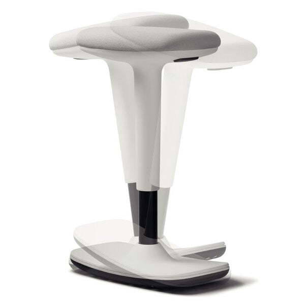DAUPHIN Trendoffice to-swift - Upholstered Seat - White - Fabric - Polyester (9299KVWFWKVWS73GSR10UGS165031)