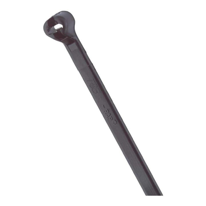 ABB Ty-Rap® Cable Ties with Steel Nose Lock 186 mm x 4.8 mm Black 100 pcs (TY525MXR)