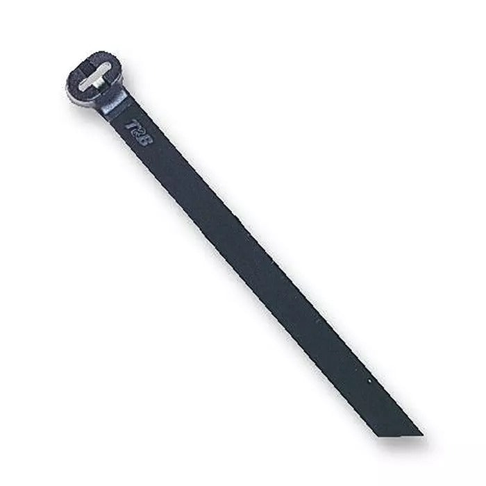 ABB Ty-Rap® Cable Ties with Steel Nose Lock 186 mm x 4.8 mm Black 100 pcs (TY525MXR)
