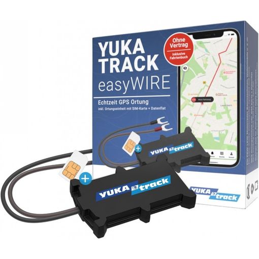 IoT YUKAtrack easyWire 4 G AIO GPS Car Tracker with SIM + Data Flat