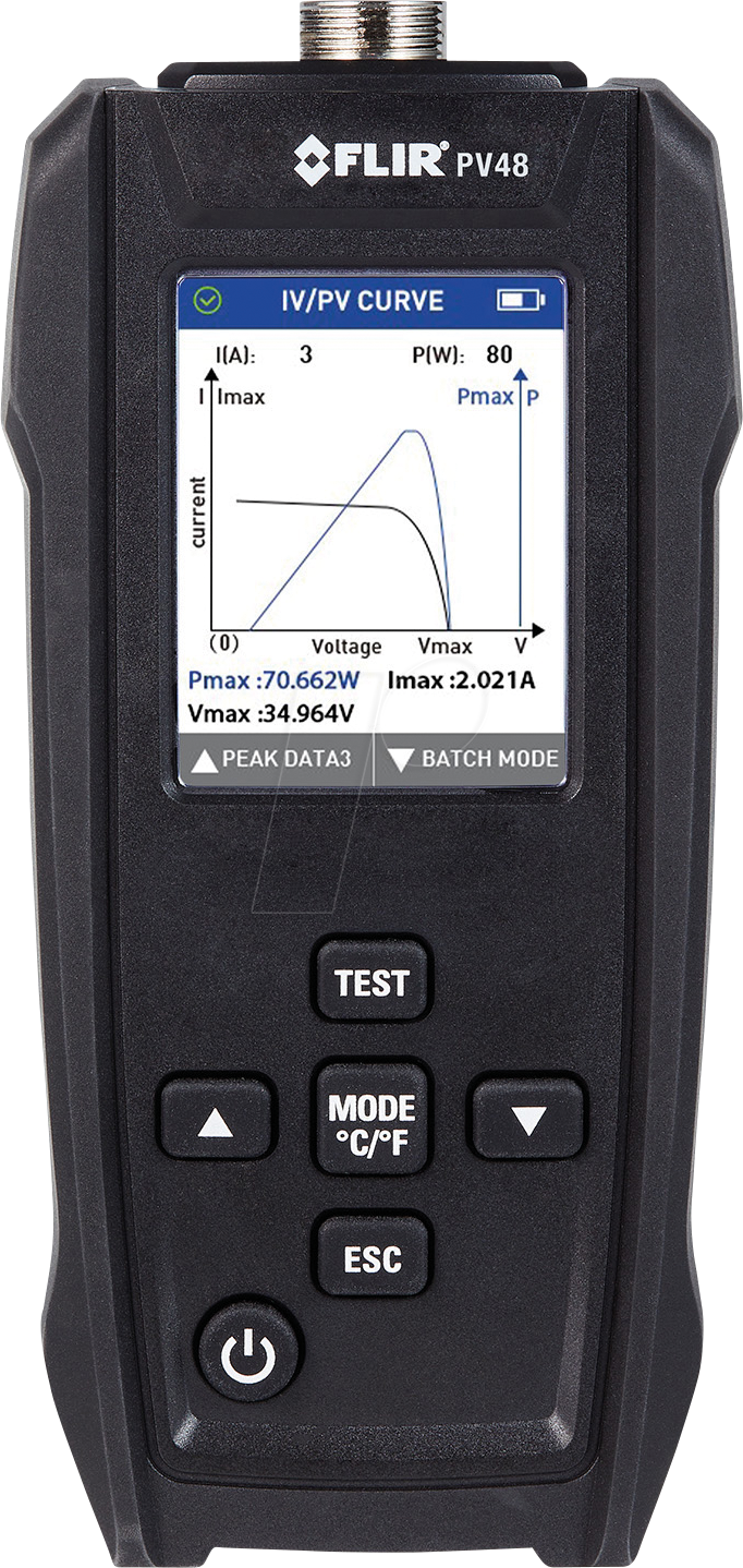 Flir PV48 Solar Panel Tester and I-V Curve Tracer