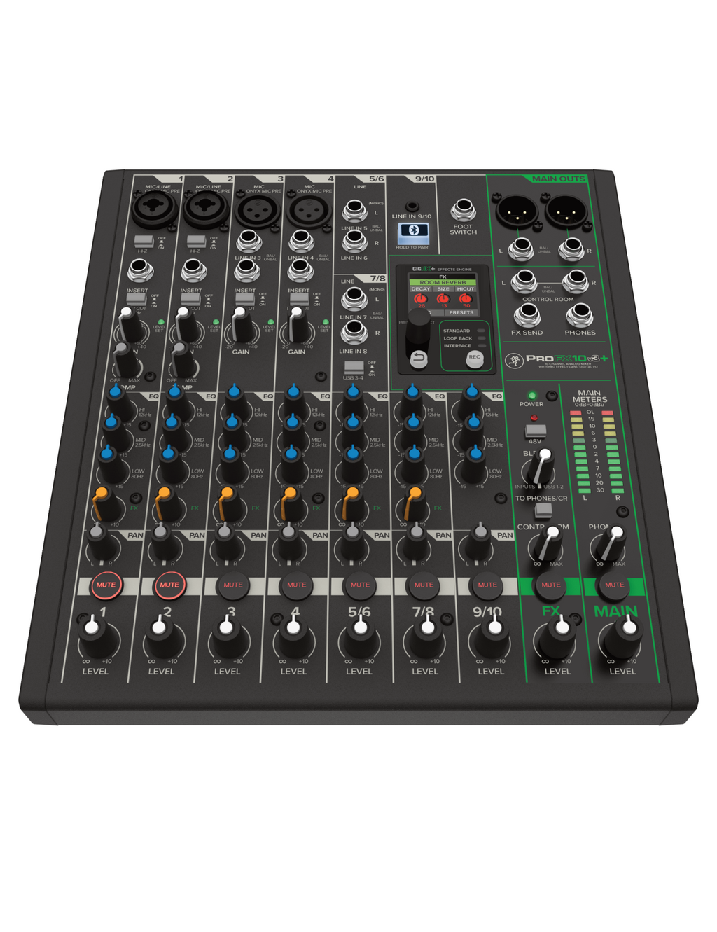 Mackie ProFX10v3+ Analog Mixer with USB and Bluetooth