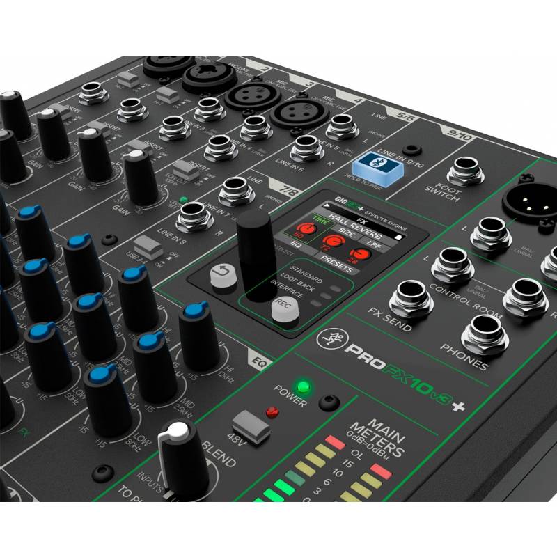 Mackie ProFX10v3+ Analog Mixer with USB and Bluetooth