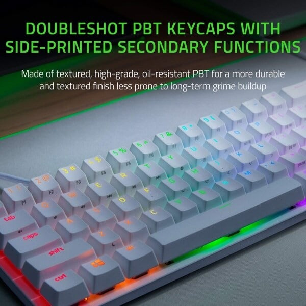 Razer Huntsman Mini Keyboard USB QWERTY US International White (RZ03-03390400-R3M1)