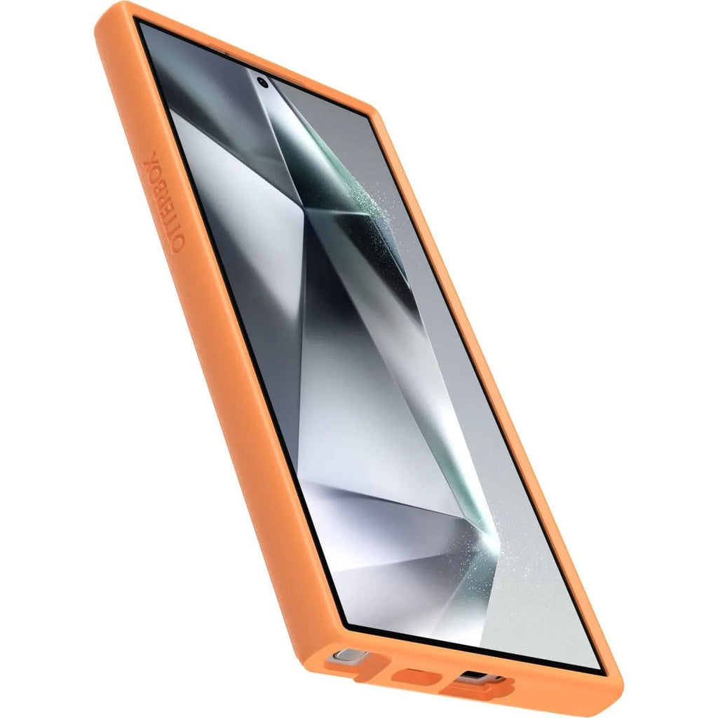 Otter Products OtterBox Symmetry Series Mobile Phone Back Cover, Polycarbonate, Sunstone (Orange), for Samsung Galaxy S24 Ultra, 77-94569