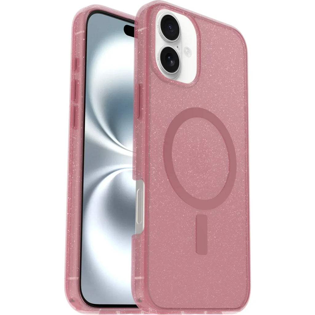 OtterBox Symmetry Series Back Cover for iPhone 16 Plus - MagSafe Compatible - Foxberry (Pink) (77-96360)