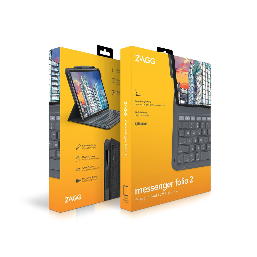 ZAGG Pro Keys 2 Connect USB-C Keyboard for iPad 10.9" (10th Gen./A16) Black (103418359)